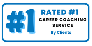 Rated #1 career coaching service by clients badge