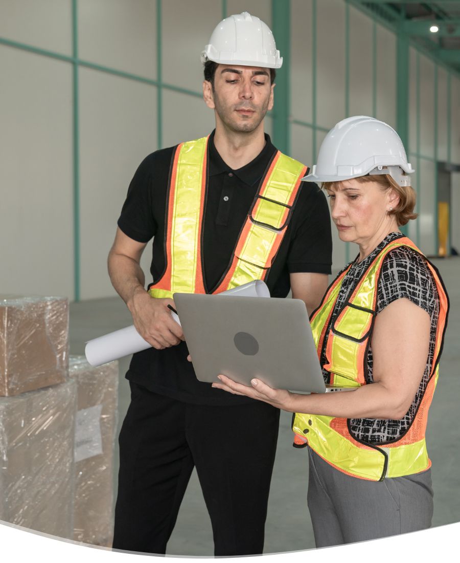 2 logistics employees