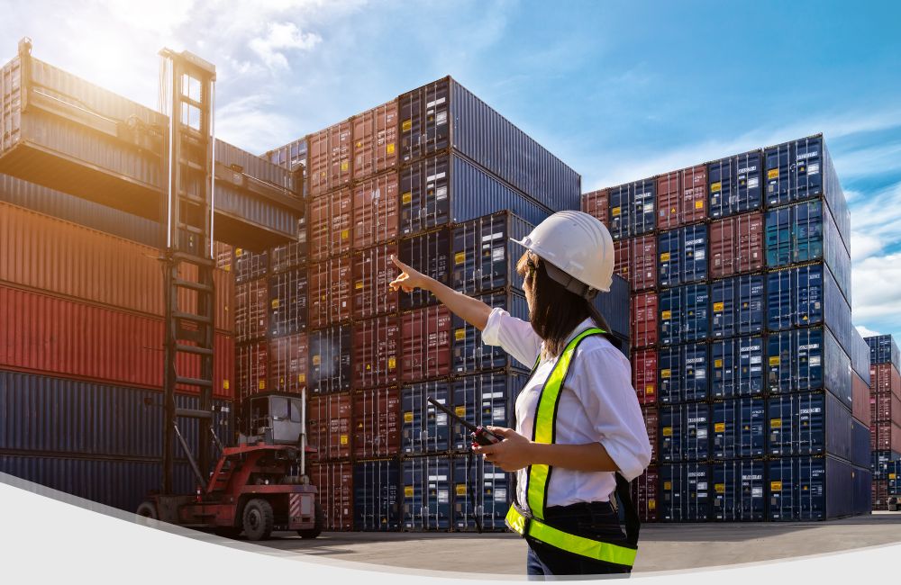 female supply chain worker
