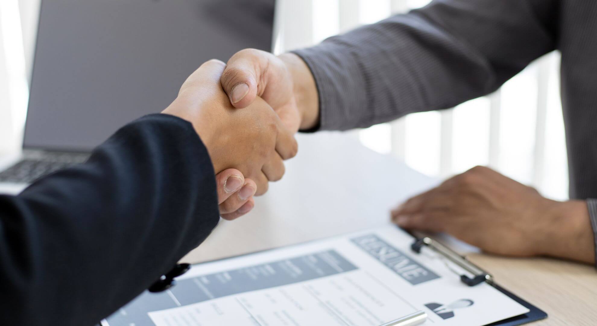 shaking hands